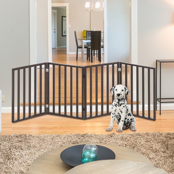 Petmaker Panel Wooden Free Standing Pet Gate & Reviews | Wayfair